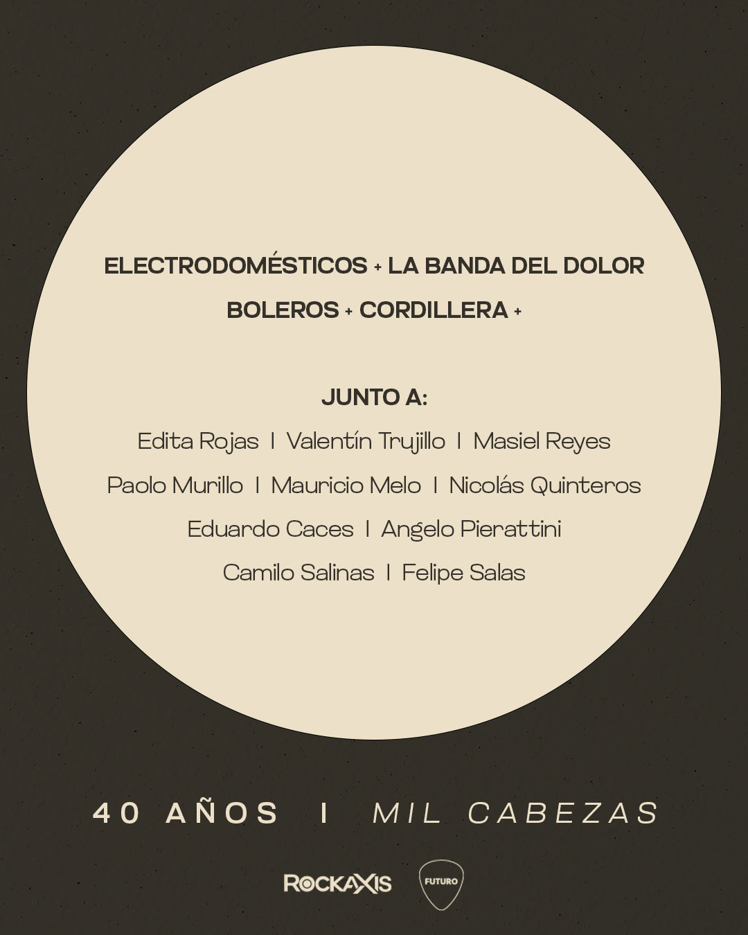 Mil Cabezas: Carlos Cabezas festejará toda su trayectoria en vivo